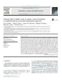 Potential Effect of Fiddler Crabs on Organic Matter Distribution: A&Nbsp