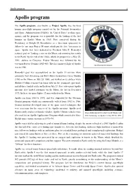 Apollo Program 1 Apollo Program