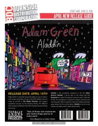 April New Release Guide New Release Guide April 2016