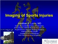 Imaging of Sports Injury