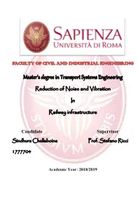 Master's Degree in Transport Systems Engineering