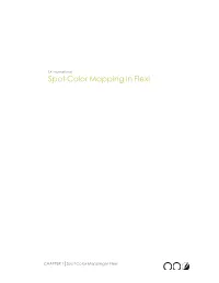 Spot Color Mapping in Flexi