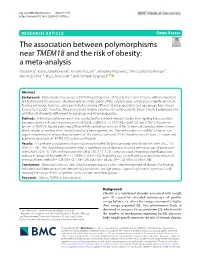 The Association Between Polymorphisms Near
