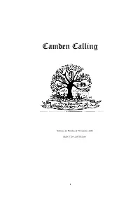 Camden Calling