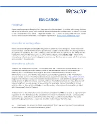 EDUCATION Playgroups