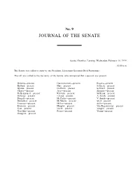 Journal of the Senate