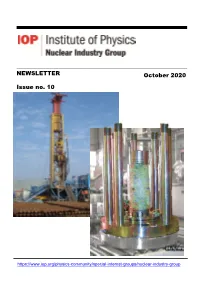 NEWSLETTER Issue No. 10 October 2020