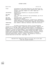 ABSTRACT DOCUMENT RESUME Proceedings of the Annual Meeting