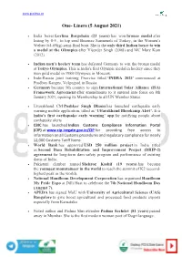 One- Liners (5 August 2021)