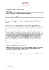 Parasite and Host Traits Predict the Zoonotic Risk of Protozoa
