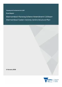 Warrnambool Planning Scheme Amendment C103warr Warrnambool Eastern Activity Centre Structure Plan