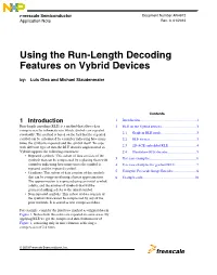AN4672, Using the Run-Length Decoding Features on Vybrid Devices