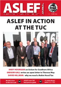 ASLEF in Action at the Tuc