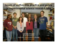 Extavour Authorship2012.Pptx (Read-Only)