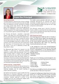 From the Principal