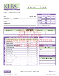 Sample, Not for Administration Or Resale