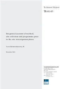 Technical Report TR-01-03