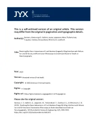 This Is a Self-Archived Version of an Original Article. This Version May Differ from the Original in Pagination and Typographic Details