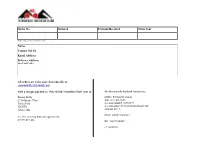 Order No Ordered Payment Received Order Sent Name Contact Tel