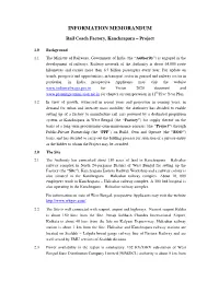 Information Memorandum