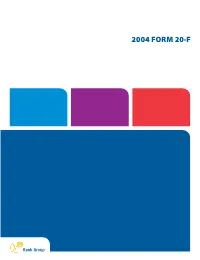 2004 FORM 20-F the Rank Rank the Group Plc 2004 Form 20-F