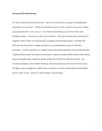 Automated (Post)Positivism for Half a Century, the Word