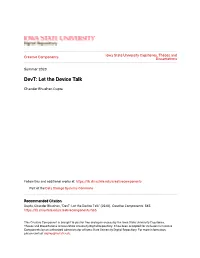 Devt: Let the Device Talk