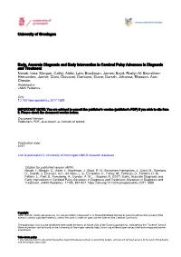 Early, Accurate Diagnosis and Early Intervention in Cerebral