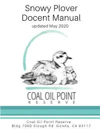Snowy Plover Docent Manual Updated May 2020