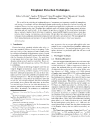 Exoplanet Detection Techniques