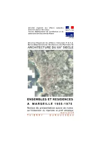 Architecture Du Xx° Siecle Ensembles Et Residences A