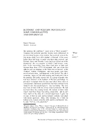 Buddhist and Western Psychology: Some Commonalities and Differences