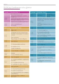 DCDC19 Conference at a Glance