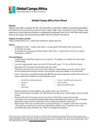 GCA Factsheet