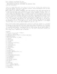 Redirected from Films Considered the Greatest Ever) Page Semi-Protected This List Needs Additional Citations for Verification