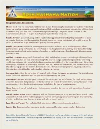 Rosh Hashanah Review