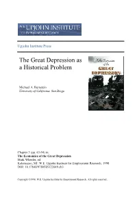 The Great Depression As a Historical Problem