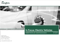 In Focus: Electric Vehicles Market Trends and Value Chain Analysis Q1 2021