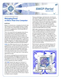 Managing Email on More Than One Computer