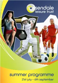 Summer Programme