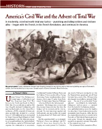 America's Civil War and the Advent of Total