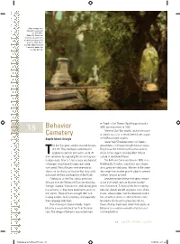 Behavior Cemetery Dates to 1805 Or So