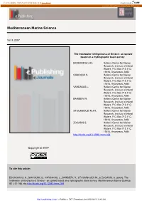 Mediterranean Marine Science