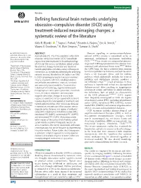 (OCD) Using Treatment-Induced Neuroimaging Changes