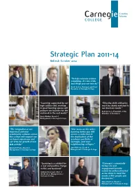 Strategic Plan 2011-14 Refresh October 2012