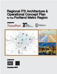 Transport Regional Its Architecture and Operational Concept Report