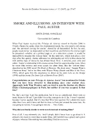 An Interview with Paul Auster