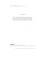 ON SEPARABLE SUPPORTS of BOREL MEASURES Let E