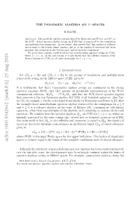 Arxiv:1603.03426V2 [Math.FA]