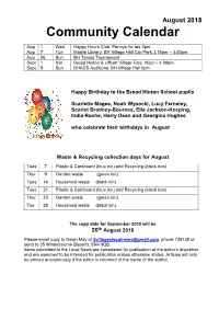 Community Calendar